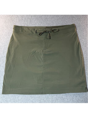 Columbia Skort Womens 6 Green Athletic Outdoor Stretch Nylon Built In Shorts